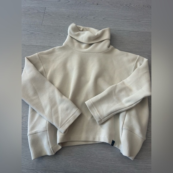varley oversized turtleneck ribbed sweater size S - Picture 1 of 4